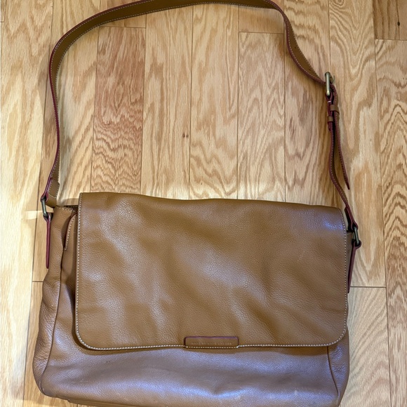 Marc By Marc Jacobs Leather Messenger Bag - Picture 1 of 16